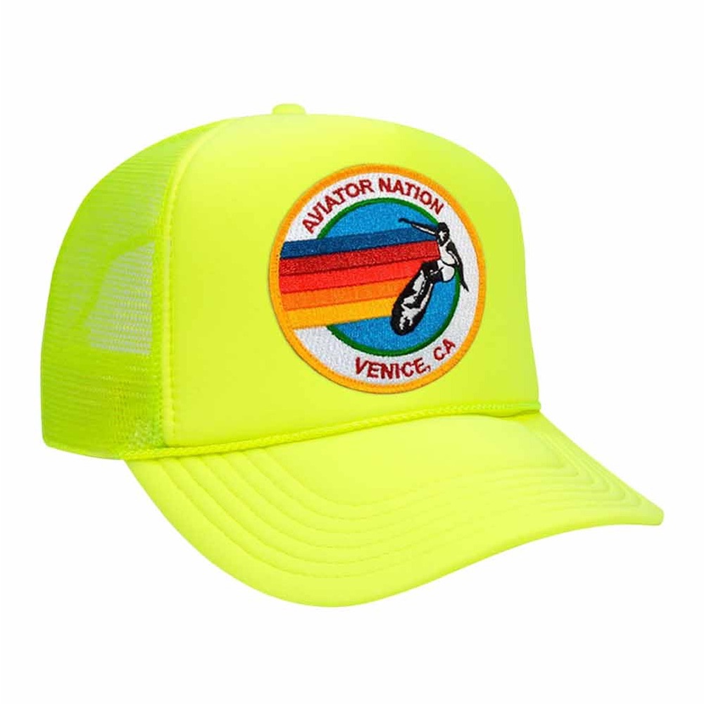 Aviator Nation Bright Yellow Venice Trucker Hat